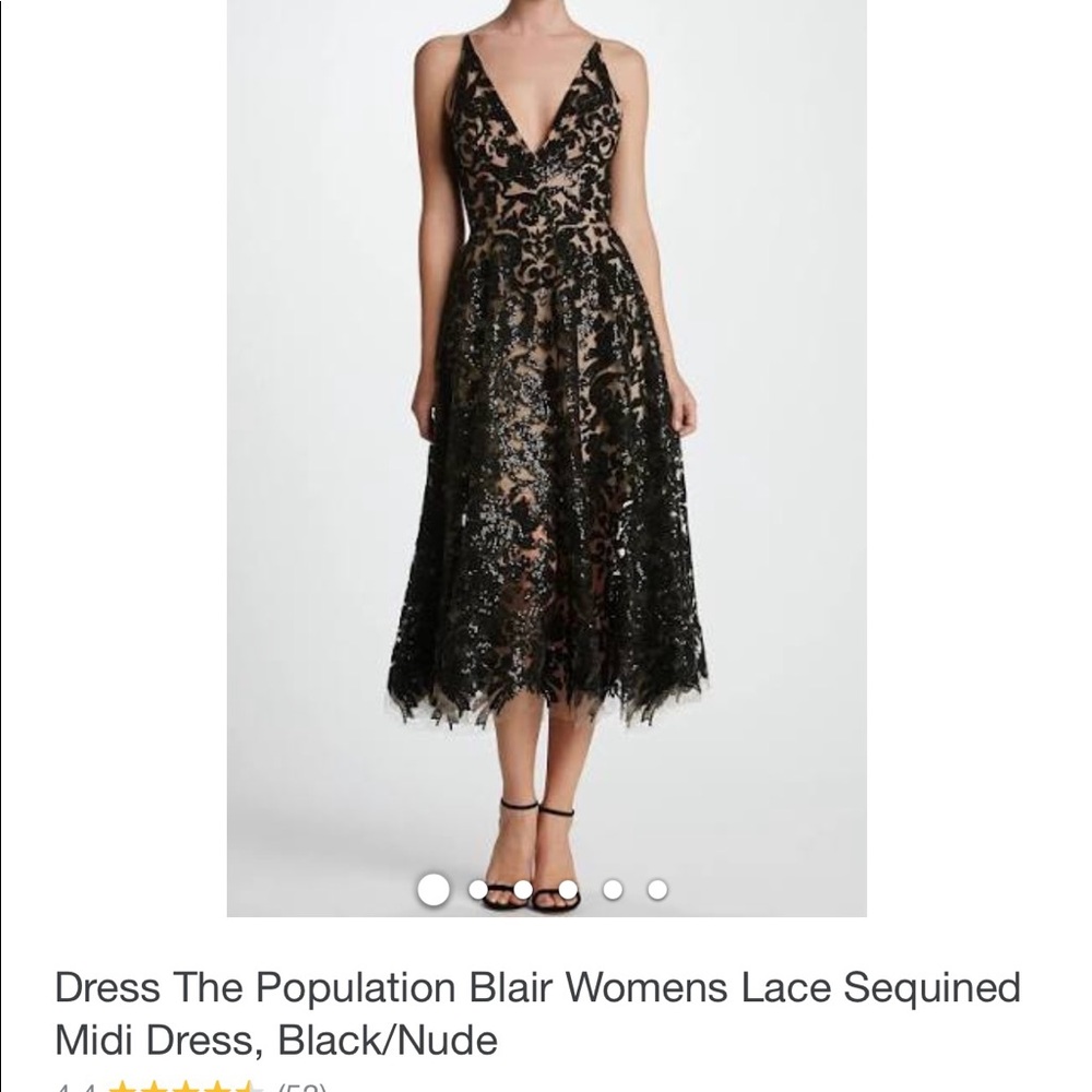 Dress The Population Black Dress